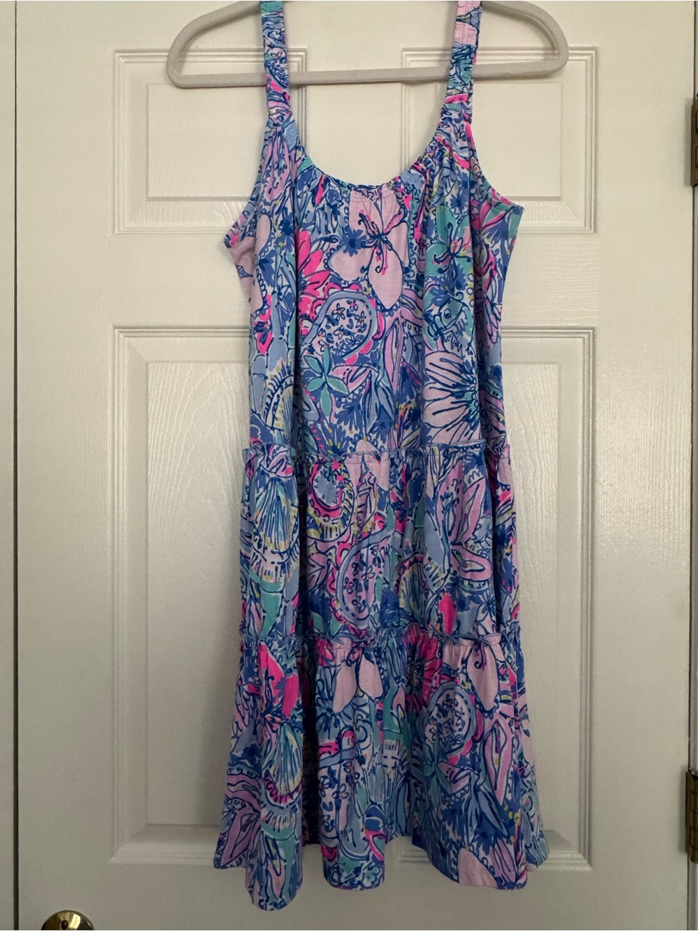 Lilly Pulitzer Sz Medium Loro Swing Dress in Pop Up Got Your Back